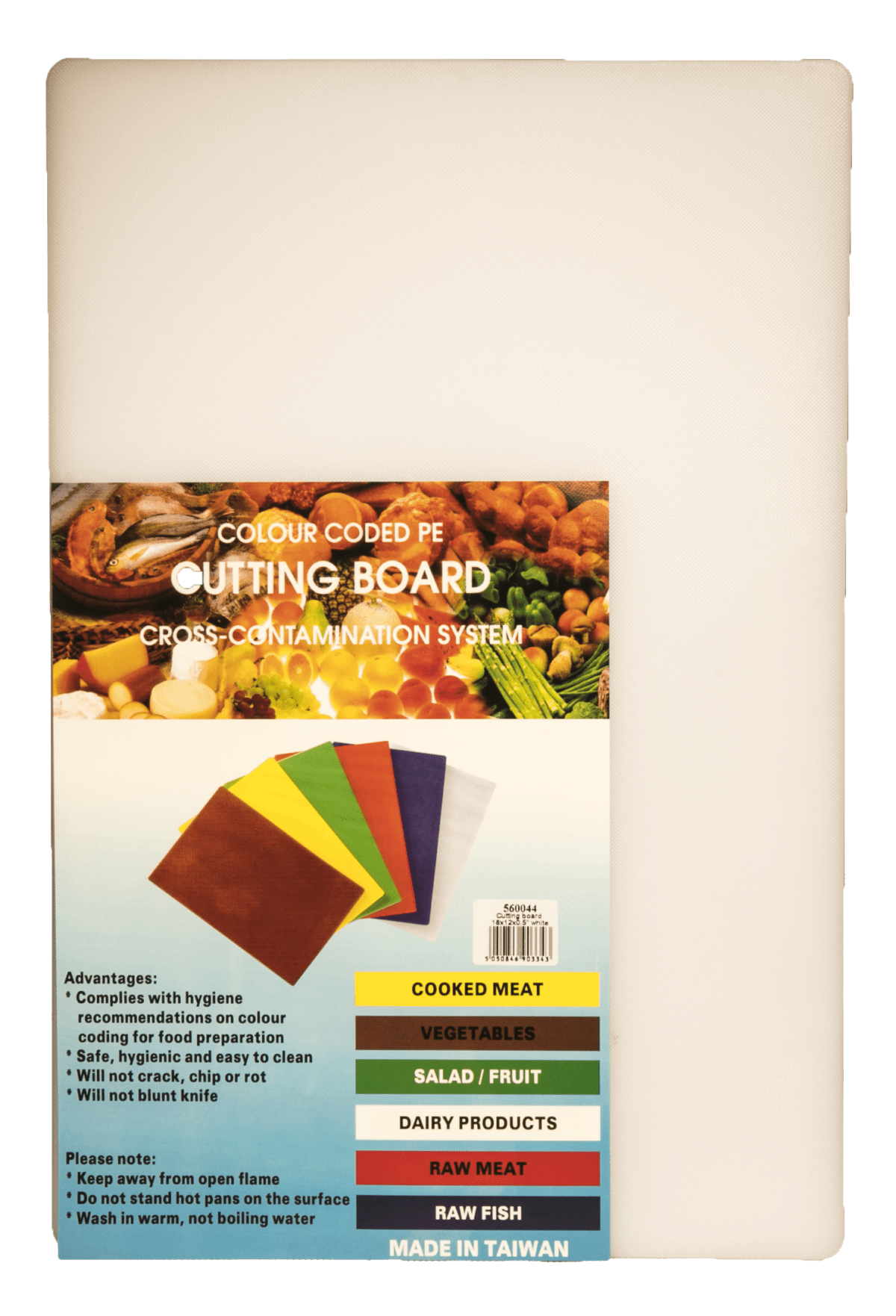 B-Cutting Board White